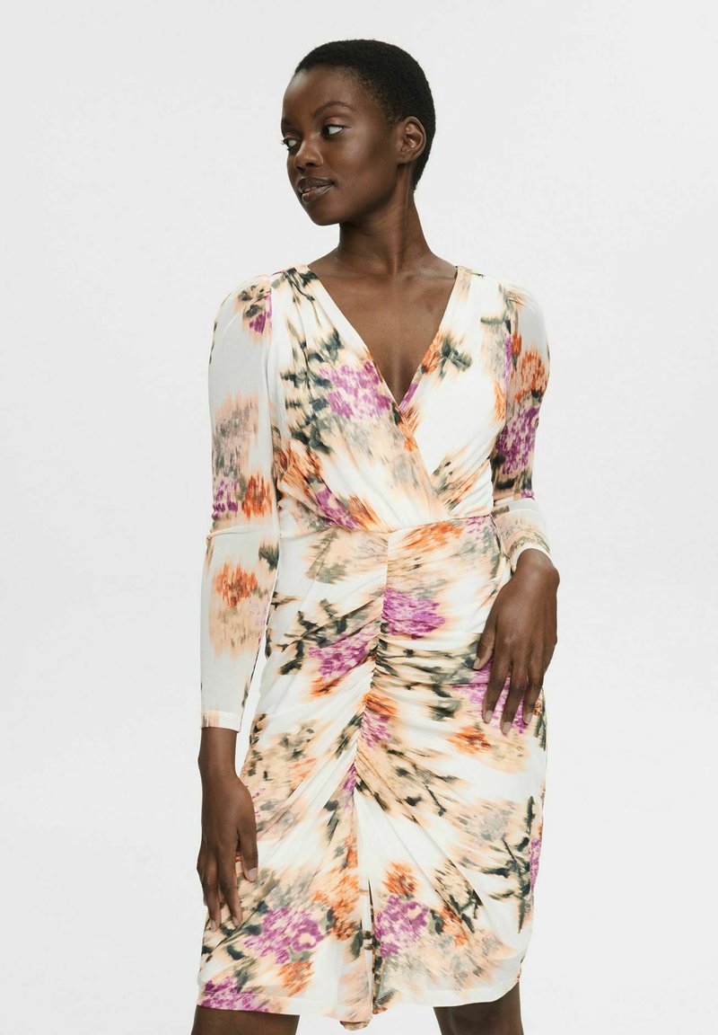 Damen Kleider | Esprit Collection Etuikleidoff white/mehrfarbig - EM74137 Damen Kleider | Esprit Collection Etuikleidoff white/mehrfarbig - EM74137