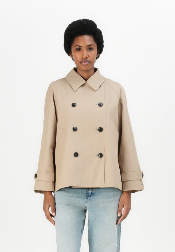 SHORT COAT - Summer jacket - beige