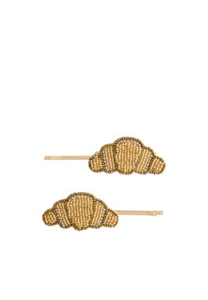 Next, CROISSANT BEADED HAIR CLIPS 2 PACK - Haar-Styling-Accessoires - gold-coloured