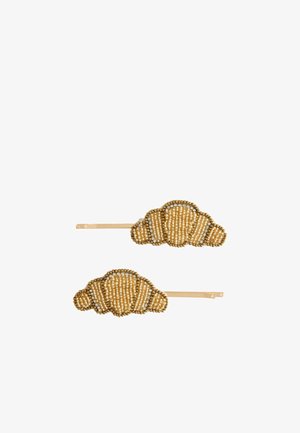 Next, CROISSANT BEADED HAIR CLIPS 2 PACK - Haar-Styling-Accessoires - gold-coloured