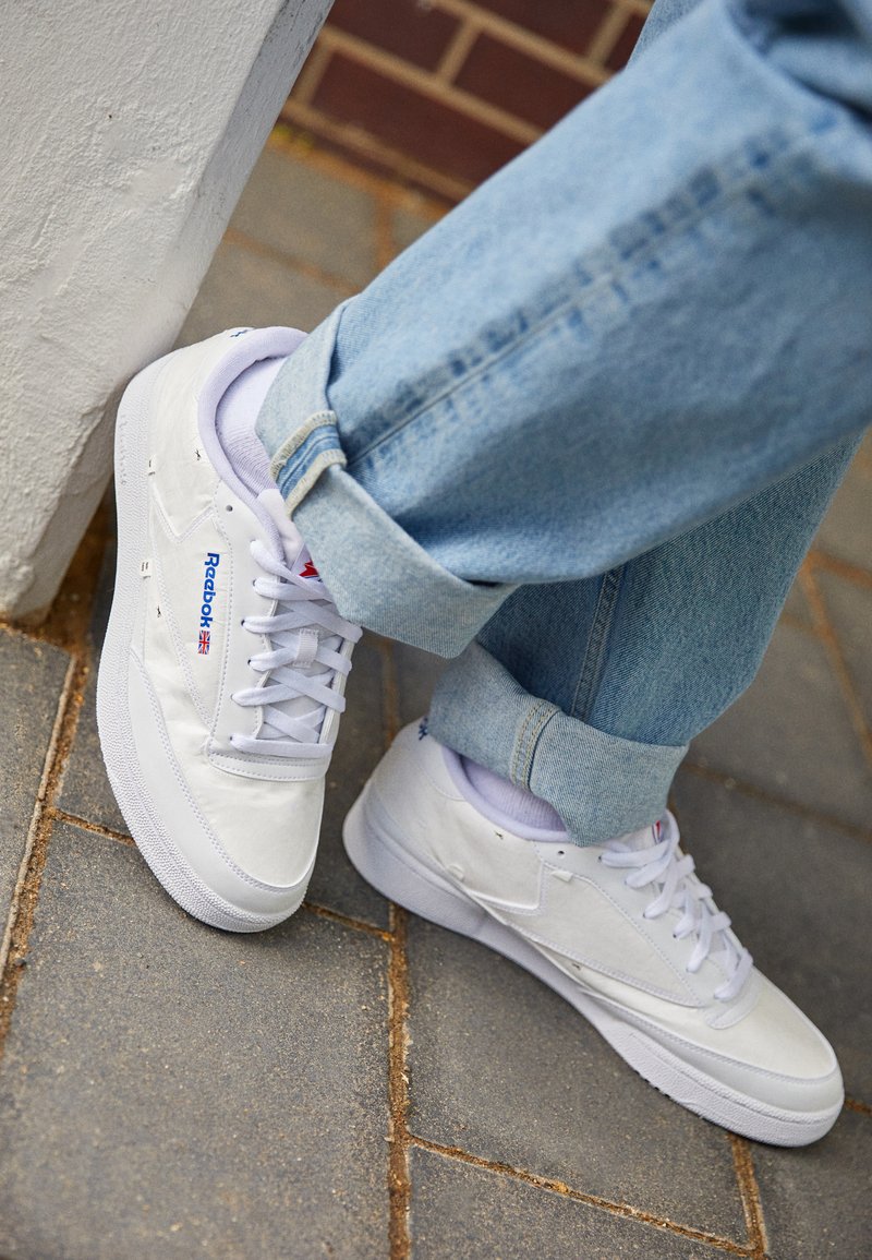 Reebok Classic CLUB C - - 85 ftwr white/vector white/ftwr U blue/weiß low Sneaker X