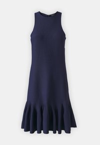 ELZAAA - Abito in maglia - dark blue
