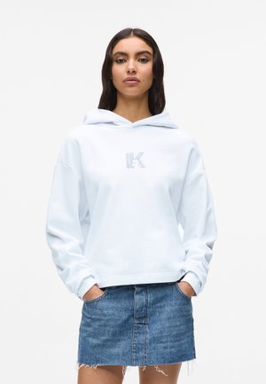 K LOGO - Kapuutsiga pusa - white