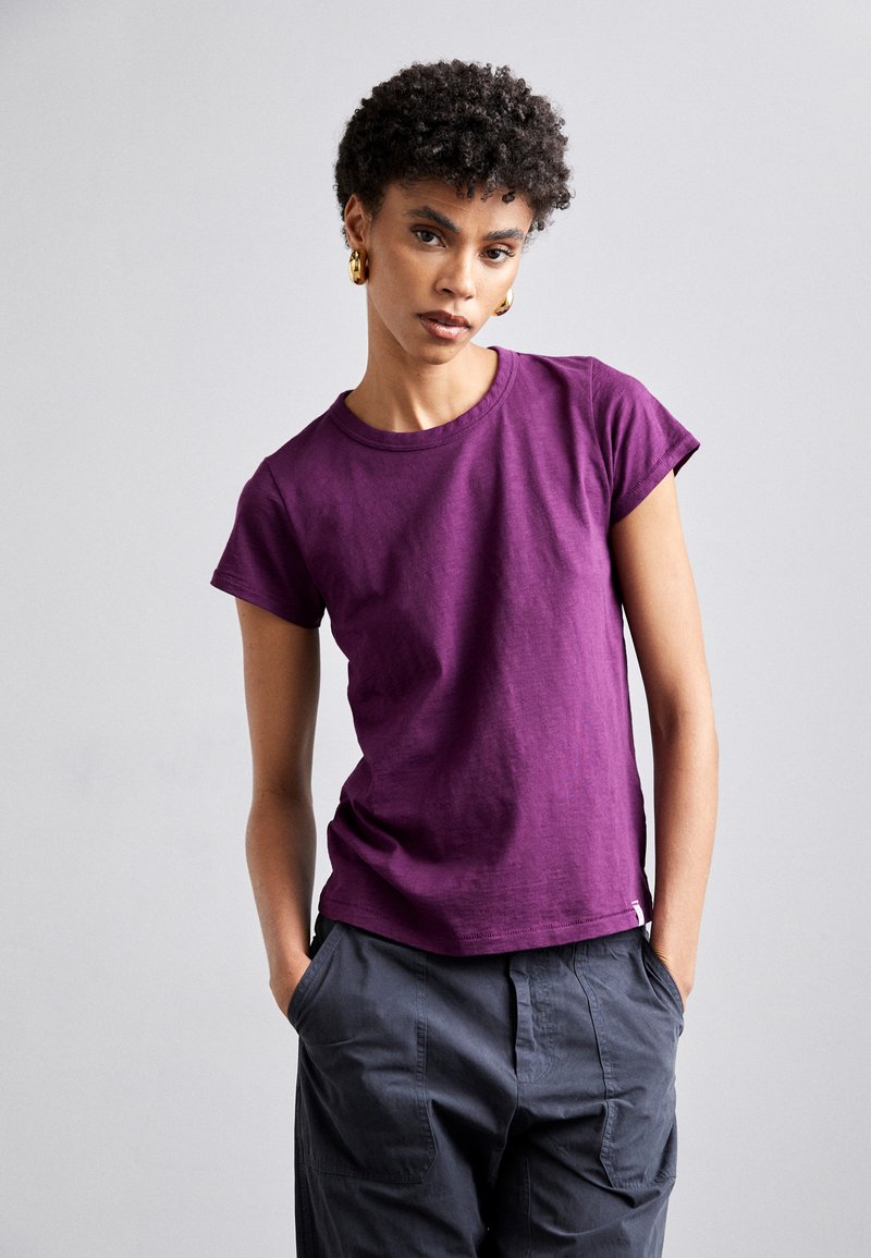 rag & bone - THE SLUB TEE - Basic T-shirt - lila, Enlarge