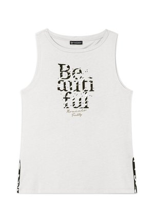 Top - white sand zebra animalier