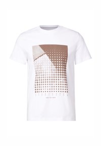 T-shirt con stampa - weiß