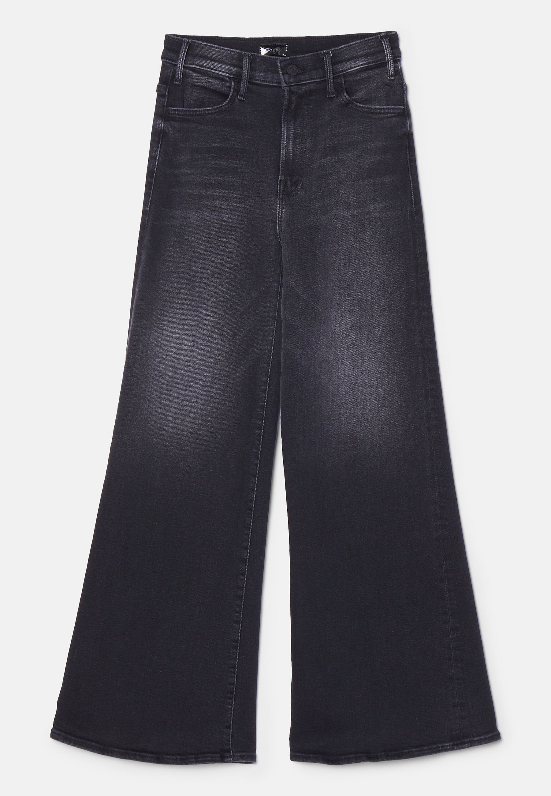 Mother THE SPINNER ZIP SNEAK - Relaxed fit jeans - black
