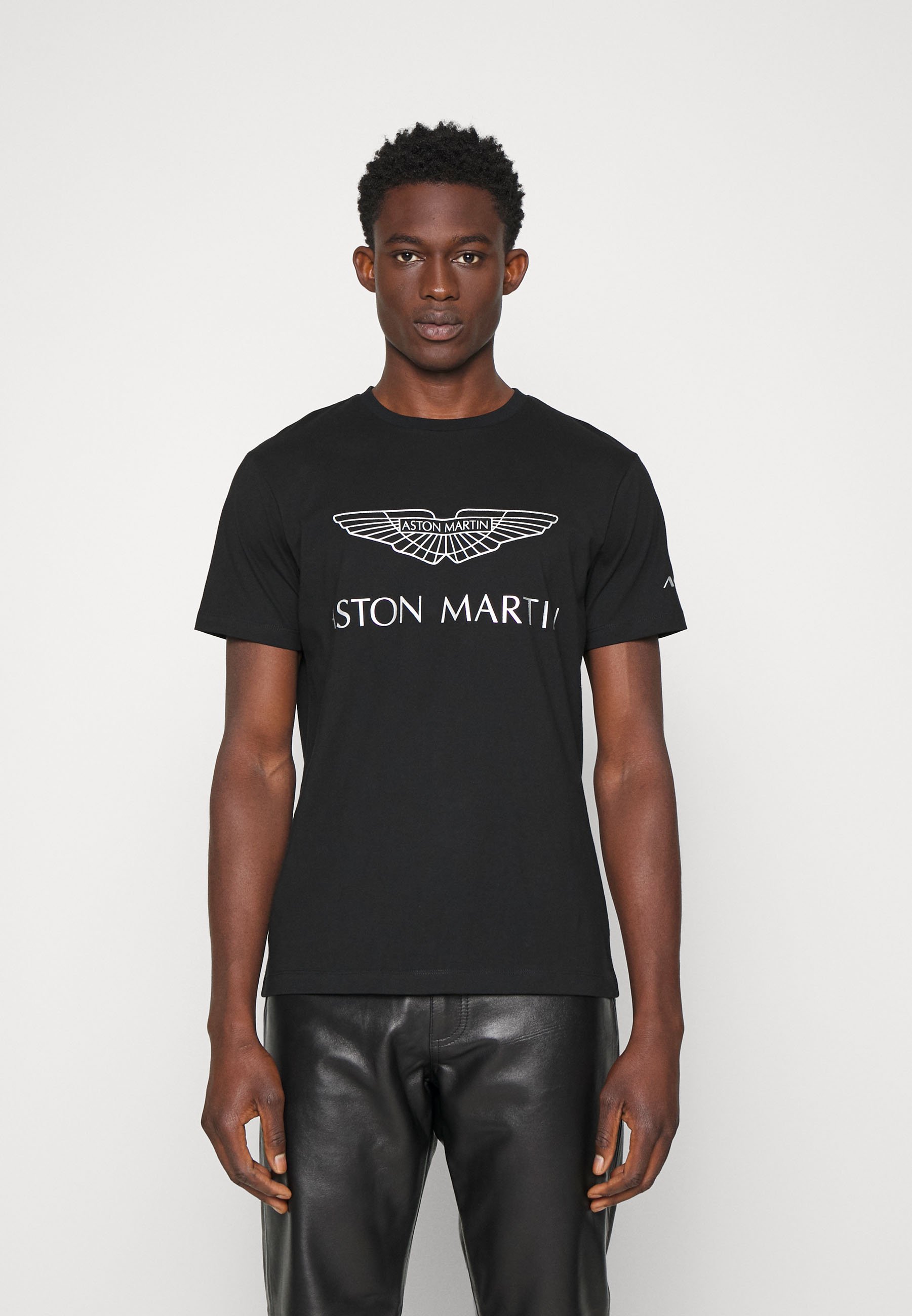 Hackett Aston Martin Racing LOGO TEE - T-shirt print - black/zwart - Zalando .nl