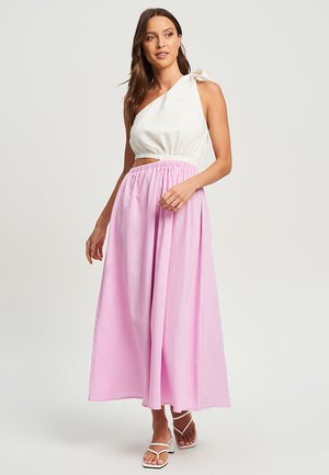 CALLI CAMELIA - Maxi-jurk - lilac white