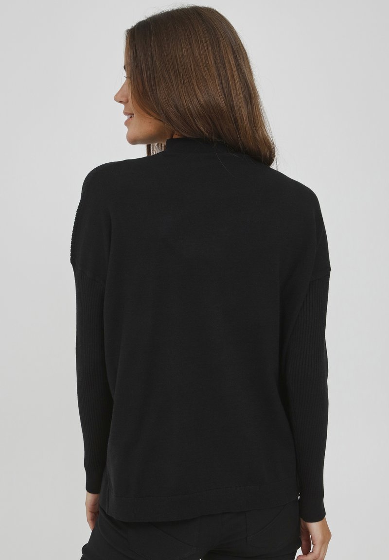 Damen Strickjacken | Fransa FRCEMELANGE 1 PULLOVER Strickpullover black/schwarz - HJ91745 Damen Strickjacken | Fransa FRCEMELANGE 1 PULLOVER Strickpullover black/schwarz - HJ91745