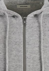 Jack & Jones Zip-up sweatshirt - light grey melange