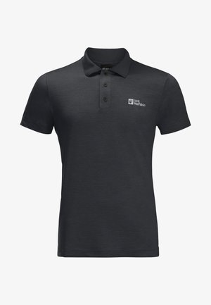 Jack Wolfskin TRAVEL - Polo shirt - dark navy heather