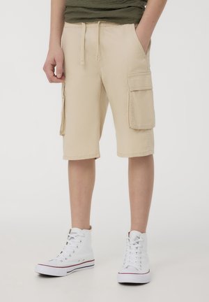 Terranova, WITH DRAWSTRING - Pantaloni cargo - crema