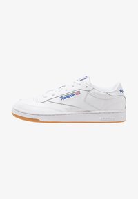 Reebok Classic - CLUB C 85 UNISEX - Trainers - white/royal Thumbnail Image 1