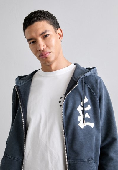 Études ZIPPED HOODIE BASEBALL - Zip-up sweatshirt - navy