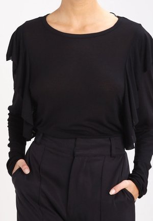 Long sleeved top - black
