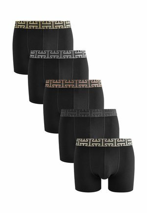 5 PACK - Boxerkalsong - black mixed metallic pattern waistband