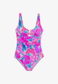 Selected, pink/blau bedruckt