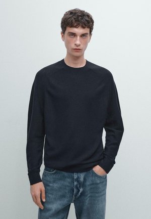 RAGLAN SLEEVE SWEATER - Pullover - dark blue