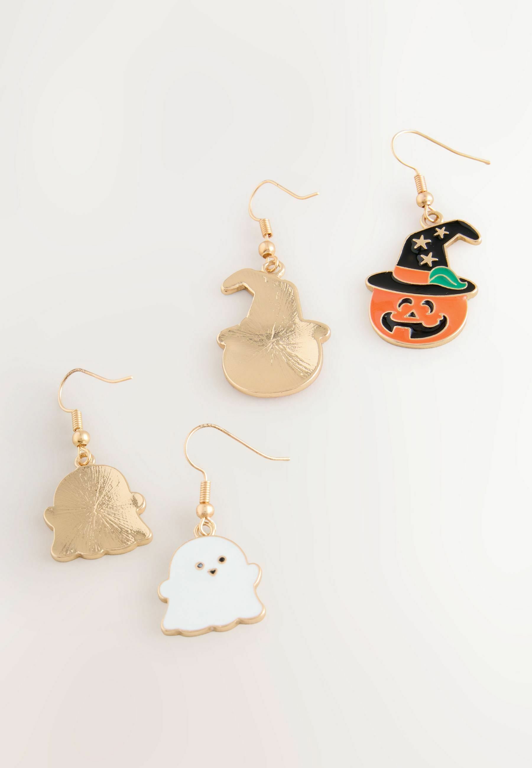 Miniblings Kürbis Ohrringe – Halloween-Ohrhänger Aus Versilbertem Metall | Handmade In Berlin, Für Festival & Party