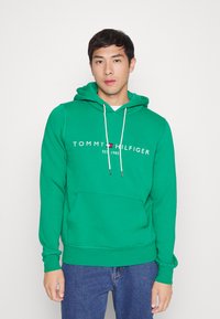 Tommy Hilfiger LOGO HOODY - Sweatshirt com capuz - courtside green
