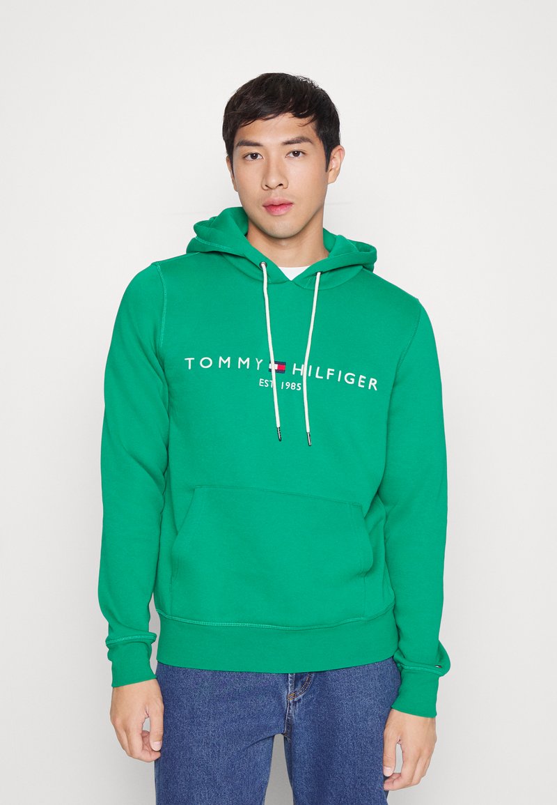 Tommy Hilfiger LOGO HOODY - Sweatshirt com capuz - courtside green