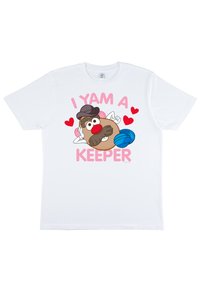 Henry Tiger VALENTINE'S DAY MR. POTATO HEAD I YAM A KEEPER - Camiseta estampada - white