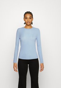 VILA VIEVA O NECK BACK DETAIL - Camisola de manga comprida - kentucky blue