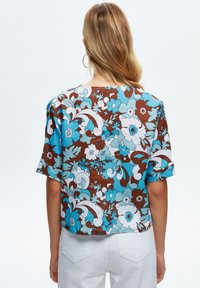 adL SHORT SLEEVED  - Blus - printed turquoise