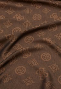 Guess KUBA 4G LOGO PEONY - Šalikas - braun