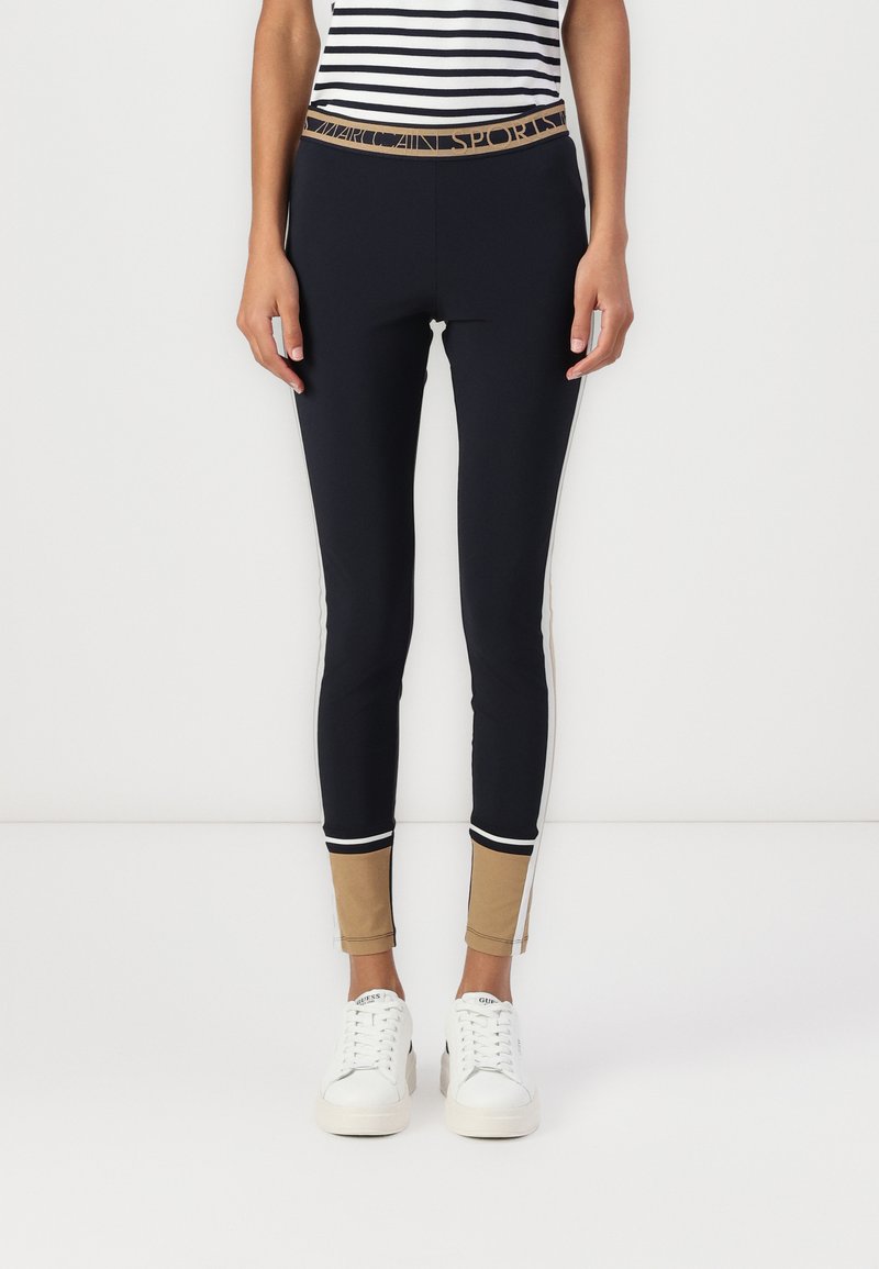 Marc Cain Leggingek - Nadrágok - dark blue