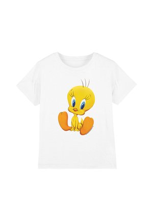 Cotton Soul, LOONEY TUNES CUTE TWEETY UNISEX - T-Shirt print - white