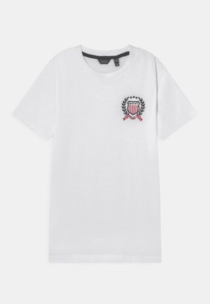 MEDIUM CREST - Triko s potiskem - white