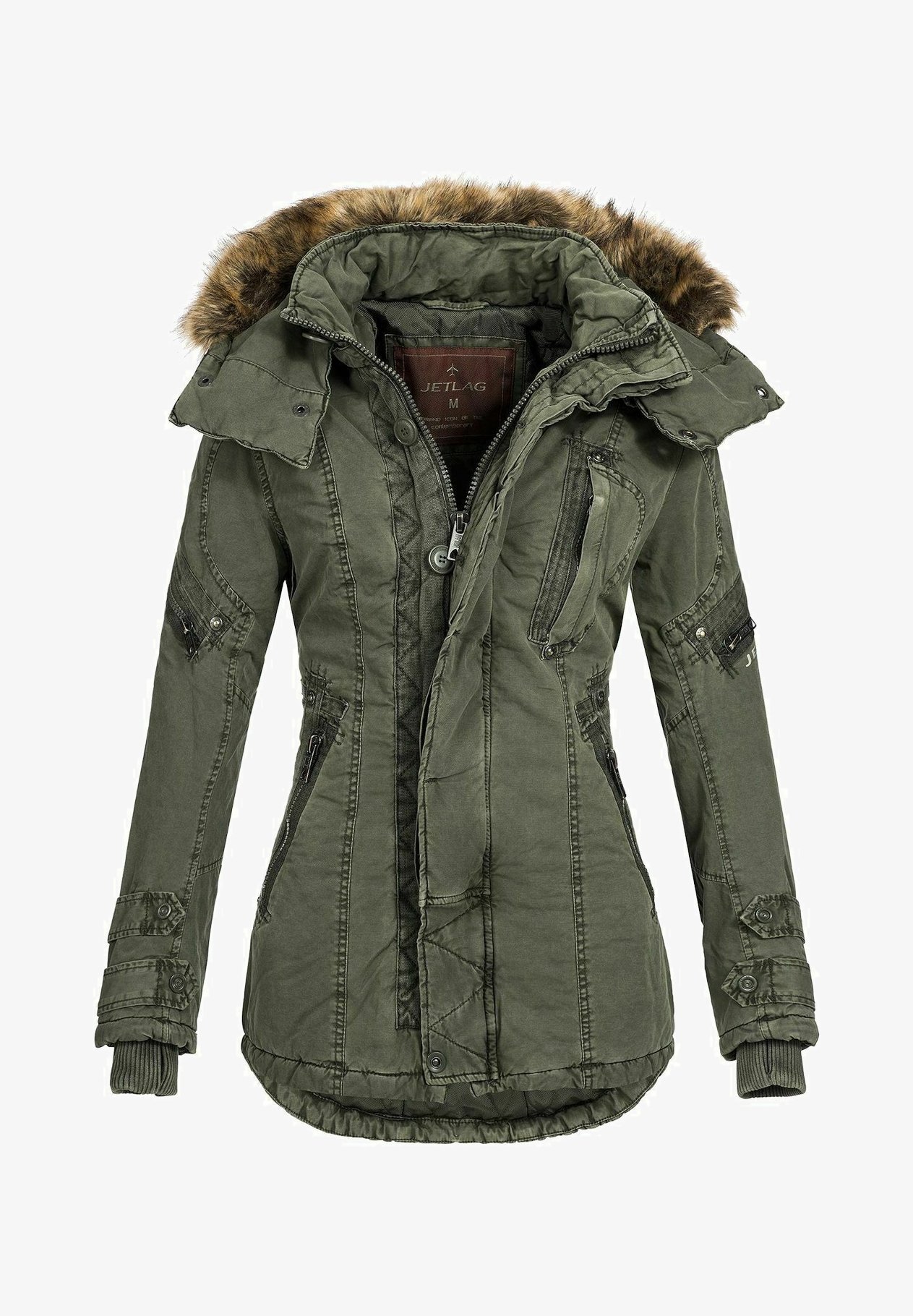 Zalando Winterjacke Frauen Jet Lag Winter Jacket Army Green/olive