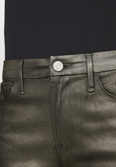 FRAME CROP MINI BOOT - Τζιν καμπάνα - pewter