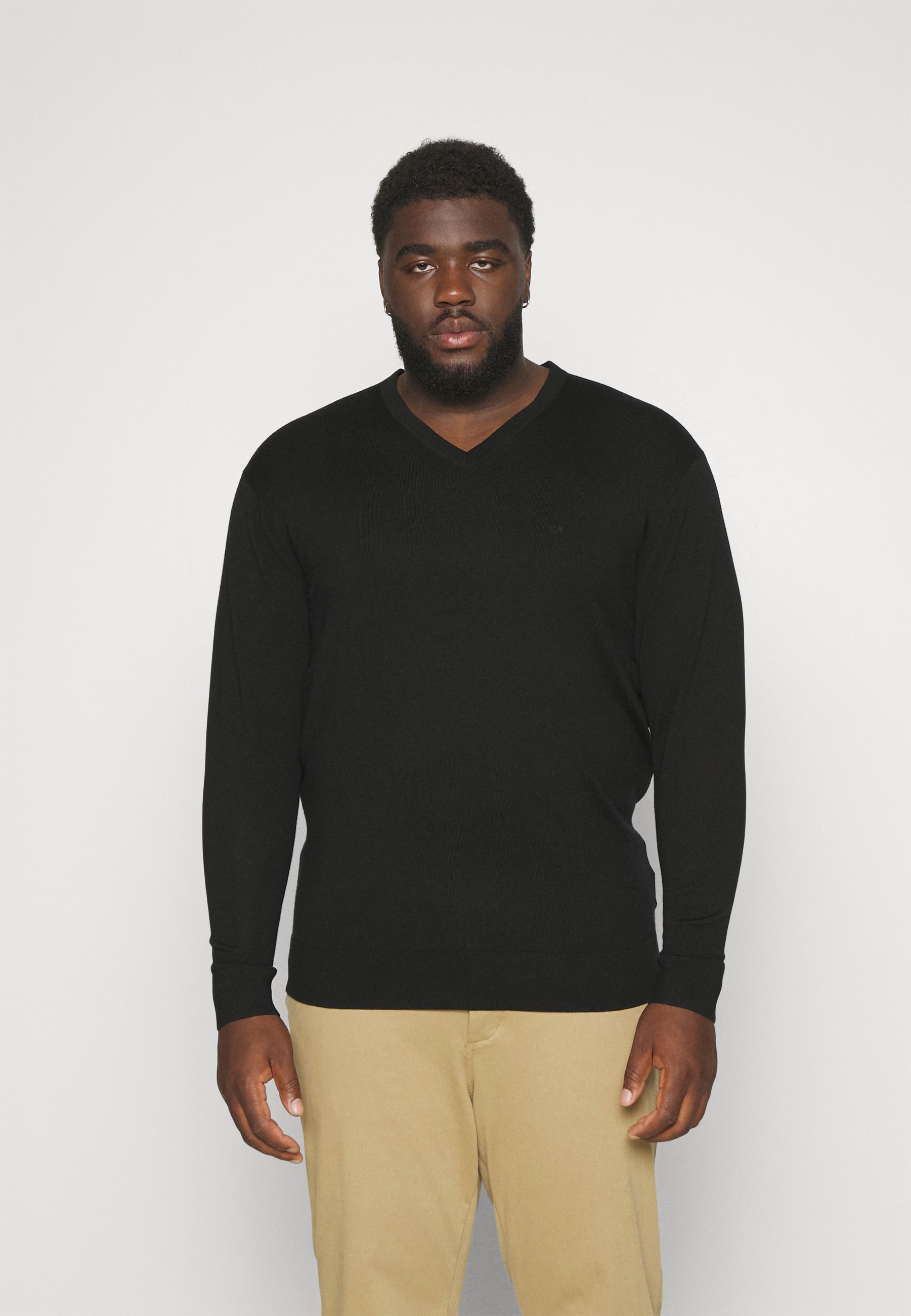 Ck v neck sweater best sale