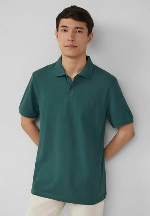 BASIC KNOPFLEISTE KRAGEN STÜCK - Poloshirt - tannengrün