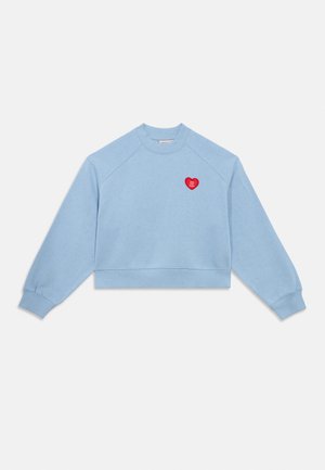 ONLY GIRLS KOGEVISA O NECK - Sportinis megztinis - soft chambray