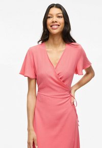 VILA VILOVIE WRAP DRESS - Vardagsklänning - dubarry