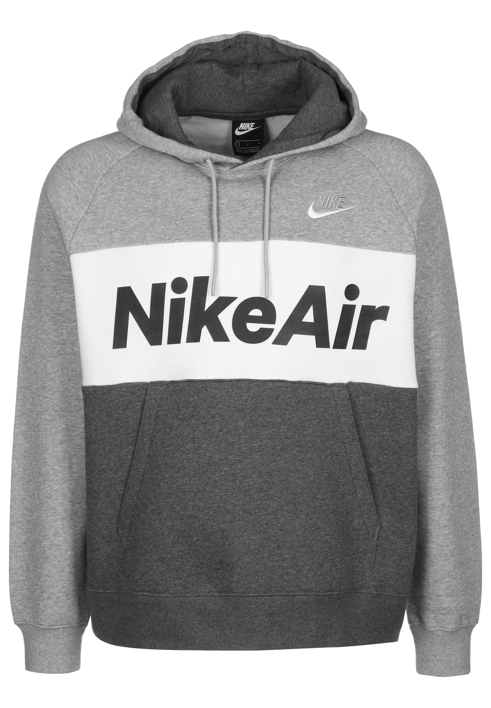 nike air hoodie white