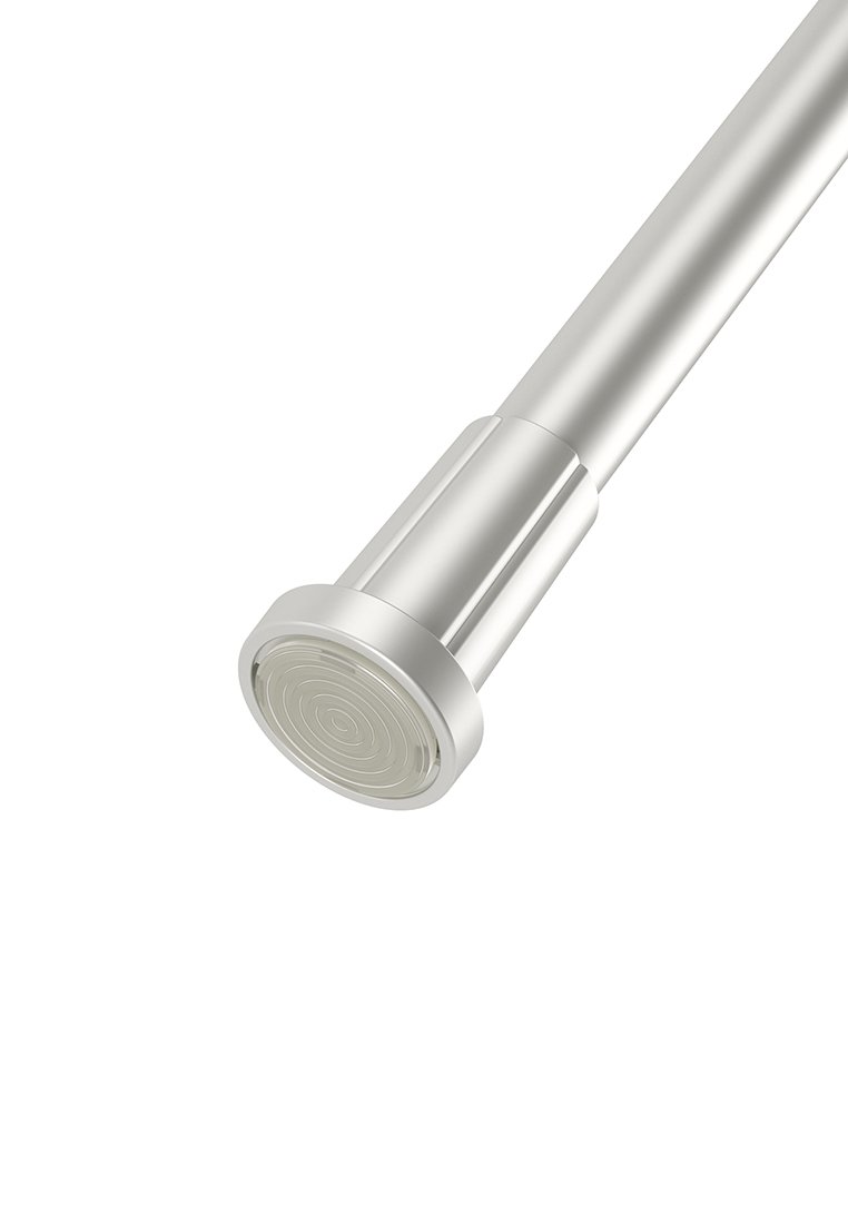 Duschkopfdesign mit einer runden verchromten Oberfläche, das eine strukturierte Fläche und einen glatten Körper aufweist, was den Griff und die ästhetische Anziehungskraft verbessert.