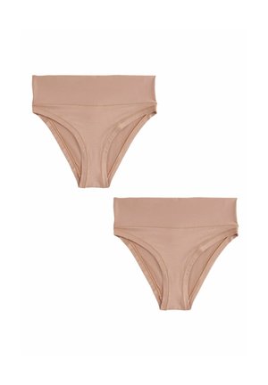 PACK 2 ULTIMATE COMFORT - Slip - praline nude