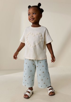 Next, Stoffhose - green gingham bee