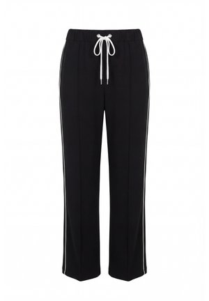Jean Marc Philippe, PANTALON ATHLEISURE CHIC NOIR AVEC CORDON À LA TAILLE - Trainingsbroek - noir