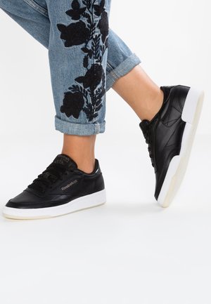 Reebok Classic, CLUB C 85 LTHR - Sneakers basse - black/white/ice