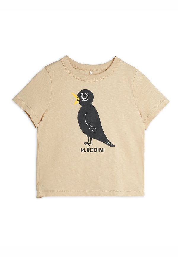 BLACKBIRD TEE UNISEX - Print T-shirt - beige