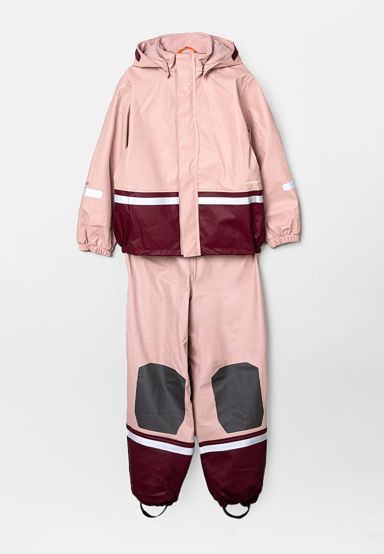 Didriksons Regenpak donkerroze