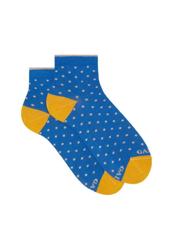 SUPER WITH POLKA DOT PATTERN - Socken - azzurro