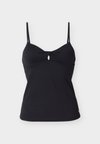 ESSENTIALS TANKINI - Bikini-Top - anthracite