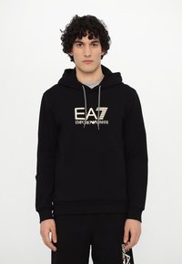 EA7 Emporio Armani - Sweatshirt - black/beige Thumbnail Image 1